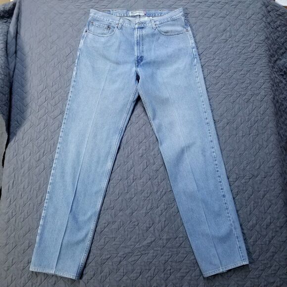 Levis Jeans Mens 38 X 38 Blue 550 Relaxed Fit Straight Medium Wash American - Picture 1 of 12